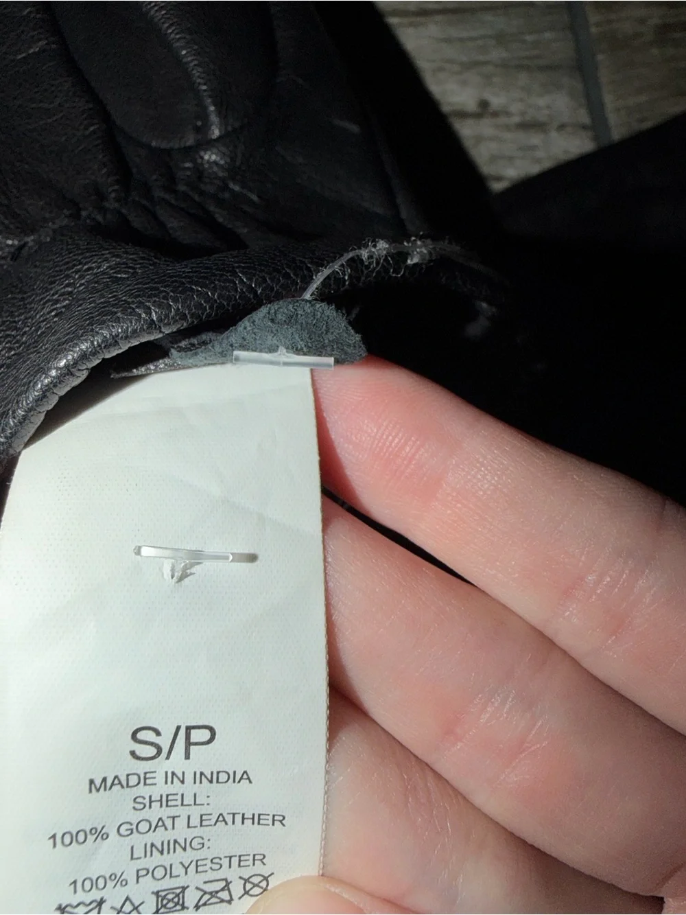 New Kate Spade Leather Gloves with Spade Logo